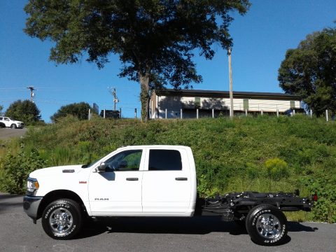 Bright White Ram 2500 Tradesman Crew Cab 4x4 Chassis.  Click to enlarge.
