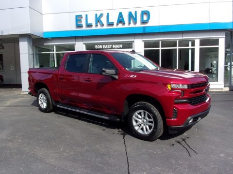 Cherry Red Tintcoat Chevrolet Silverado 1500 RST Crew Cab 4x4.  Click to enlarge.