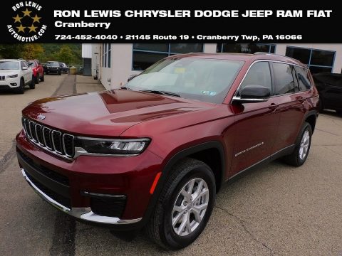 Velvet Red Pearl Jeep Grand Cherokee L Limited 4x4.  Click to enlarge.