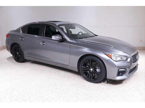 Graphite Shadow Infiniti Q50 3.7 AWD.  Click to enlarge.