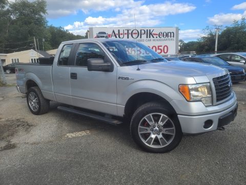 Ingot Silver Ford F150 STX SuperCab 4x4.  Click to enlarge.