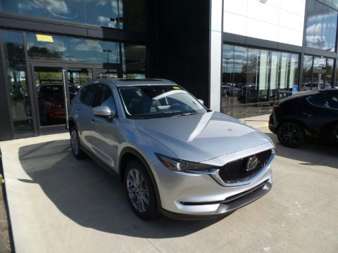 Sonic Silver Metallic Mazda CX-5 Grand Touring Reserve AWD.  Click to enlarge.