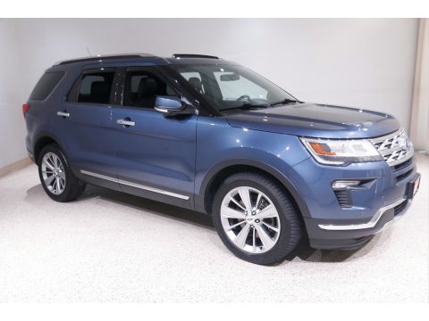 Blue Metallic Ford Explorer Limited 4WD.  Click to enlarge.
