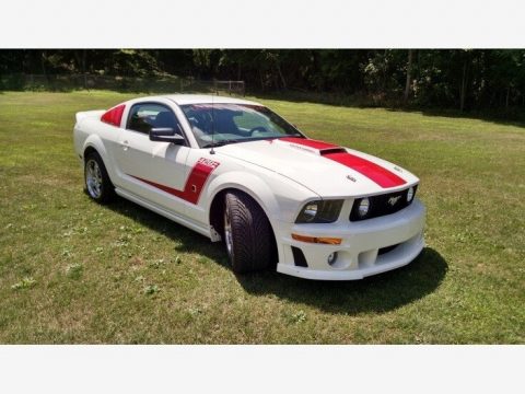 Performance White Ford Mustang Roush 428R Coupe.  Click to enlarge.