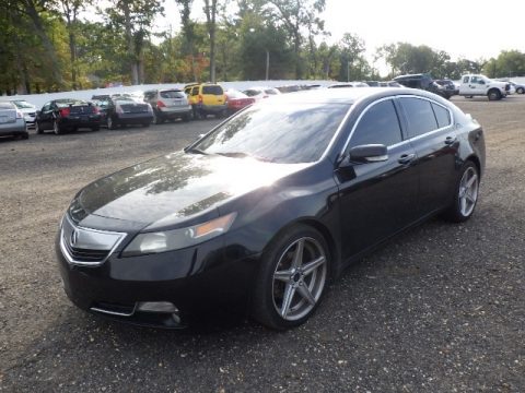 Crystal Black Pearl Acura TL Technology.  Click to enlarge.