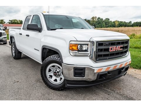 Summit White GMC Sierra 1500 Double Cab.  Click to enlarge.