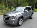 Front 3/4 View of 2019 Cadillac Escalade Premium Luxury 4WD #2