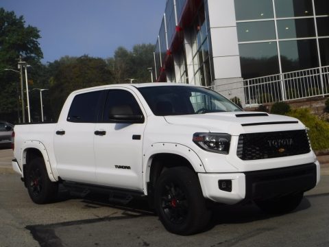 Super White Toyota Tundra TRD Pro CrewMax 4x4.  Click to enlarge.