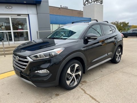 Black Noir Pearl Hyundai Tucson Sport AWD.  Click to enlarge.