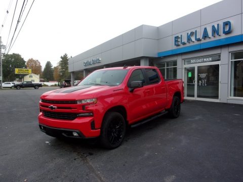 Red Hot Chevrolet Silverado 1500 RST Crew Cab 4x4.  Click to enlarge.