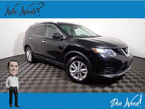 Super Black Nissan Rogue SV AWD.  Click to enlarge.