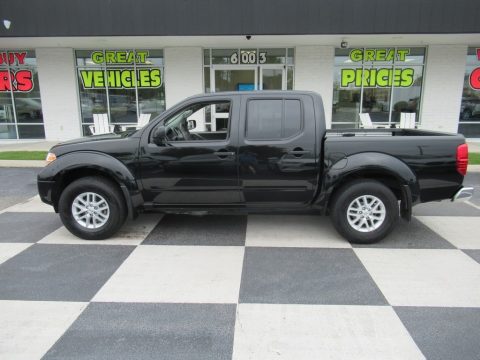 Midnight Black Nissan Frontier SV Crew Cab 4x4.  Click to enlarge.