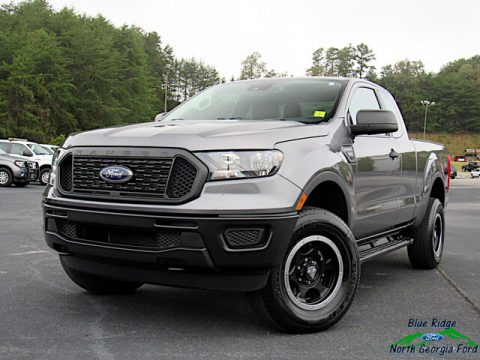 Carbonized Gray Metallic Ford Ranger XL SuperCab 4x4.  Click to enlarge.