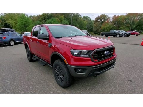 Rapid Red Metallic Ford Ranger XLT Tremor SuperCrew 4x4.  Click to enlarge.