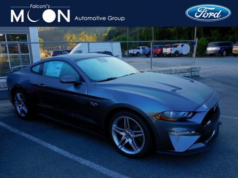 Carbonized Gray Metallic Ford Mustang GT Premium Fastback.  Click to enlarge.