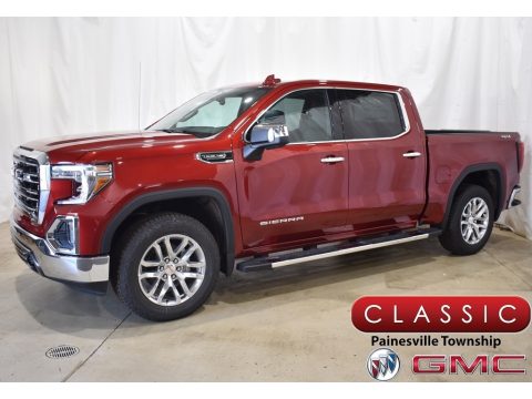 Cayenne Red Tintcoat GMC Sierra 1500 SLT Crew Cab 4WD.  Click to enlarge.
