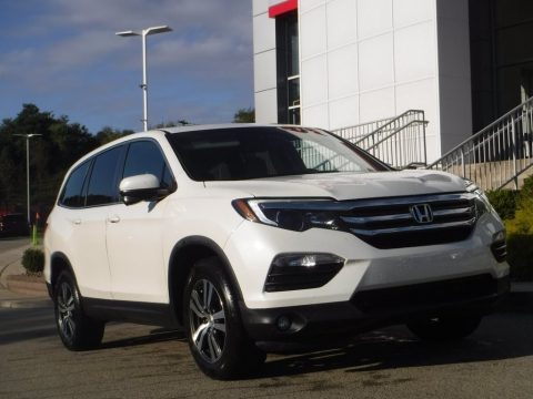 White Diamond Pearl Honda Pilot EX-L AWD. Click to enlarge. White Diamond Pearl Honda Pilot EX-L AWD. Click to enlarge.