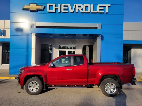 Cherry Red Tintcoat Chevrolet Colorado LT Extended Cab.  Click to enlarge.