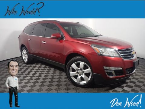 Siren Red Tintcoat Chevrolet Traverse LT AWD.  Click to enlarge.