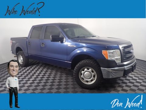 Blue Jeans Metallic Ford F150 XL SuperCrew 4x4.  Click to enlarge.