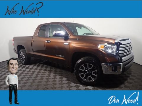 Sunset Bronze Mica Toyota Tundra Limited CrewMax 4x4.  Click to enlarge.