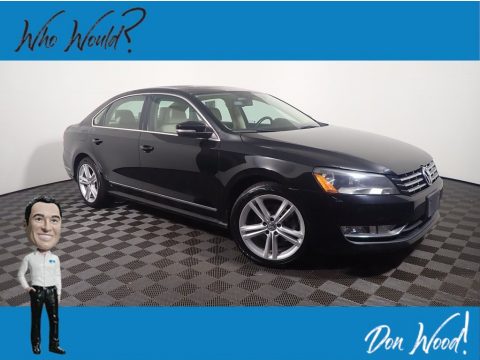 Black Volkswagen Passat TDI SEL.  Click to enlarge.