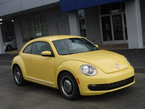 Saturn Yellow Volkswagen Beetle 2.5L.  Click to enlarge.