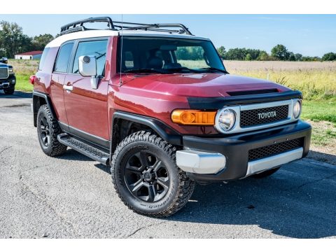 Brick Red Toyota FJ Cruiser .  Click to enlarge.