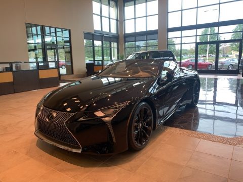 Obsidian Lexus LC 500 Convertible.  Click to enlarge.