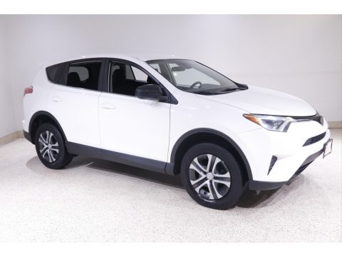 Super White Toyota RAV4 LE AWD.  Click to enlarge.