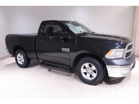 Brilliant Black Crystal Pearl Ram 1500 Tradesman Regular Cab.  Click to enlarge.