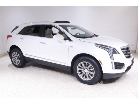 Crystal White Tricoat Cadillac XT5 Luxury AWD.  Click to enlarge.