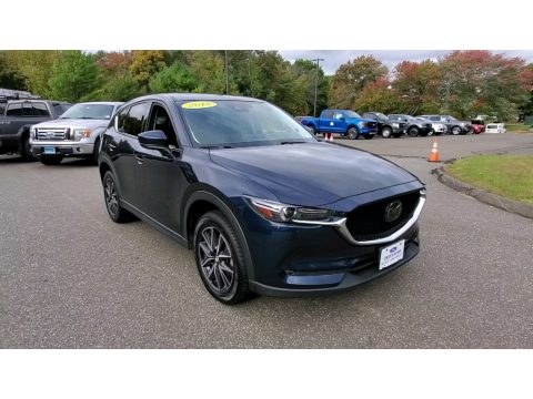 Eternal Blue Metallic Mazda CX-5 Grand Touring AWD.  Click to enlarge.