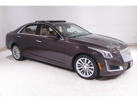 Cocoa Bronze Metallic Cadillac CTS 2.0T Luxury AWD Sedan.  Click to enlarge.
