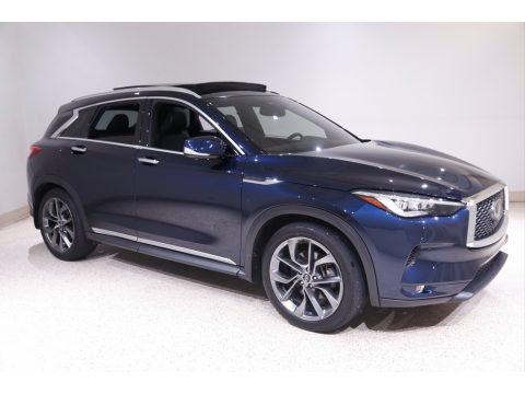 Hermosa Blue Infiniti QX50 Luxe AWD.  Click to enlarge.