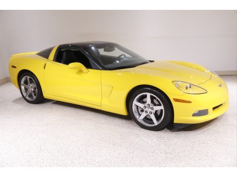 Velocity Yellow Chevrolet Corvette Coupe.  Click to enlarge.