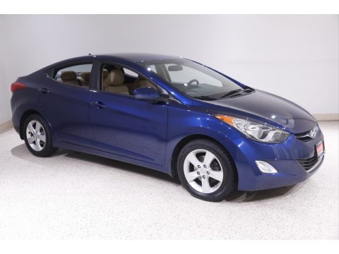 Atlantic Blue Hyundai Elantra GLS.  Click to enlarge.