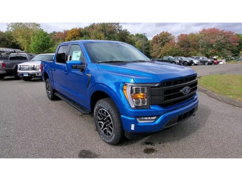 Velocity Blue Ford F150 Lariat SuperCrew 4x4.  Click to enlarge.