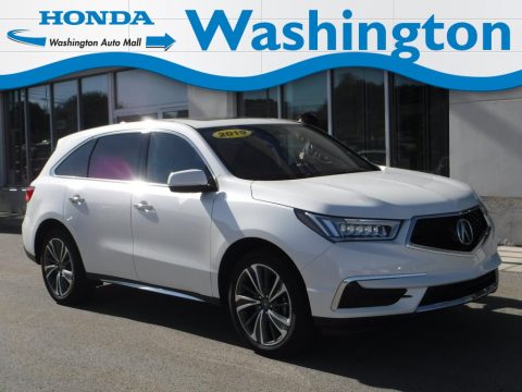 White Diamond Pearl Acura MDX Technology SH-AWD.  Click to enlarge.