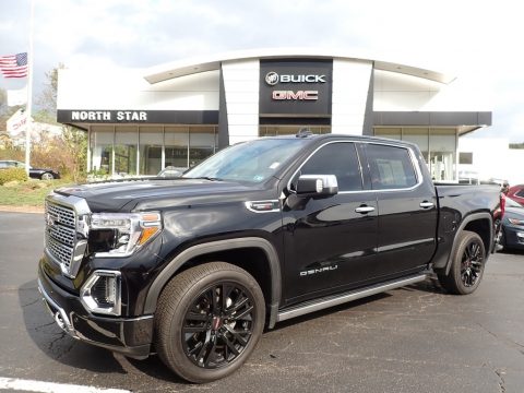 Onyx Black GMC Sierra 1500 Denali Crew Cab 4WD.  Click to enlarge.