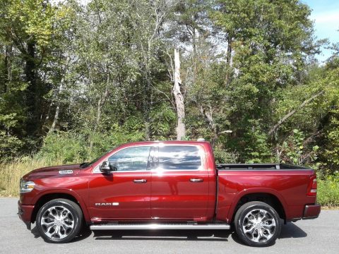 Delmonico Red Pearl Ram 1500 Limited Longhorn Crew Cab 4x4.  Click to enlarge.