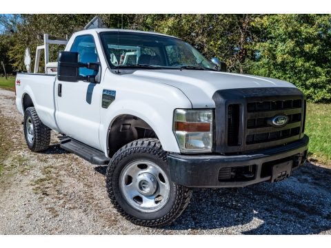 Oxford White Ford F350 Super Duty XLT Regular Cab 4x4.  Click to enlarge.