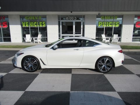 Majestic White Infiniti Q60 Red Sport 400.  Click to enlarge.