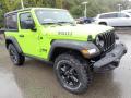 Front 3/4 View of 2021 Jeep Wrangler Willys 4x4 #8