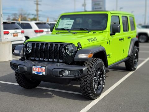 Limited Edition Gecko Jeep Wrangler Unlimited Willys 4x4.  Click to enlarge.