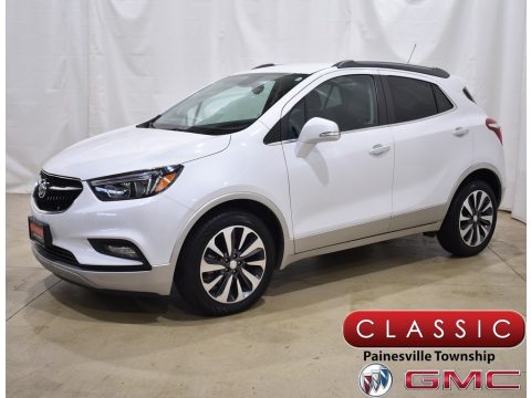 White Frost Tricoat Buick Encore Preferred II.  Click to enlarge.