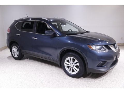 Arctic Blue Metallic Nissan Rogue SV AWD.  Click to enlarge.