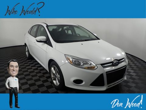 Oxford White Ford Focus SE Sedan.  Click to enlarge.