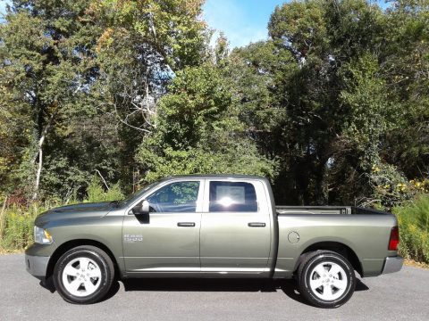 Olive Green Pearl Ram 1500 Classic Crew Cab.  Click to enlarge.