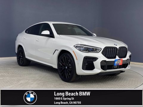 Mineral White Metallic BMW X6 M50i.  Click to enlarge.